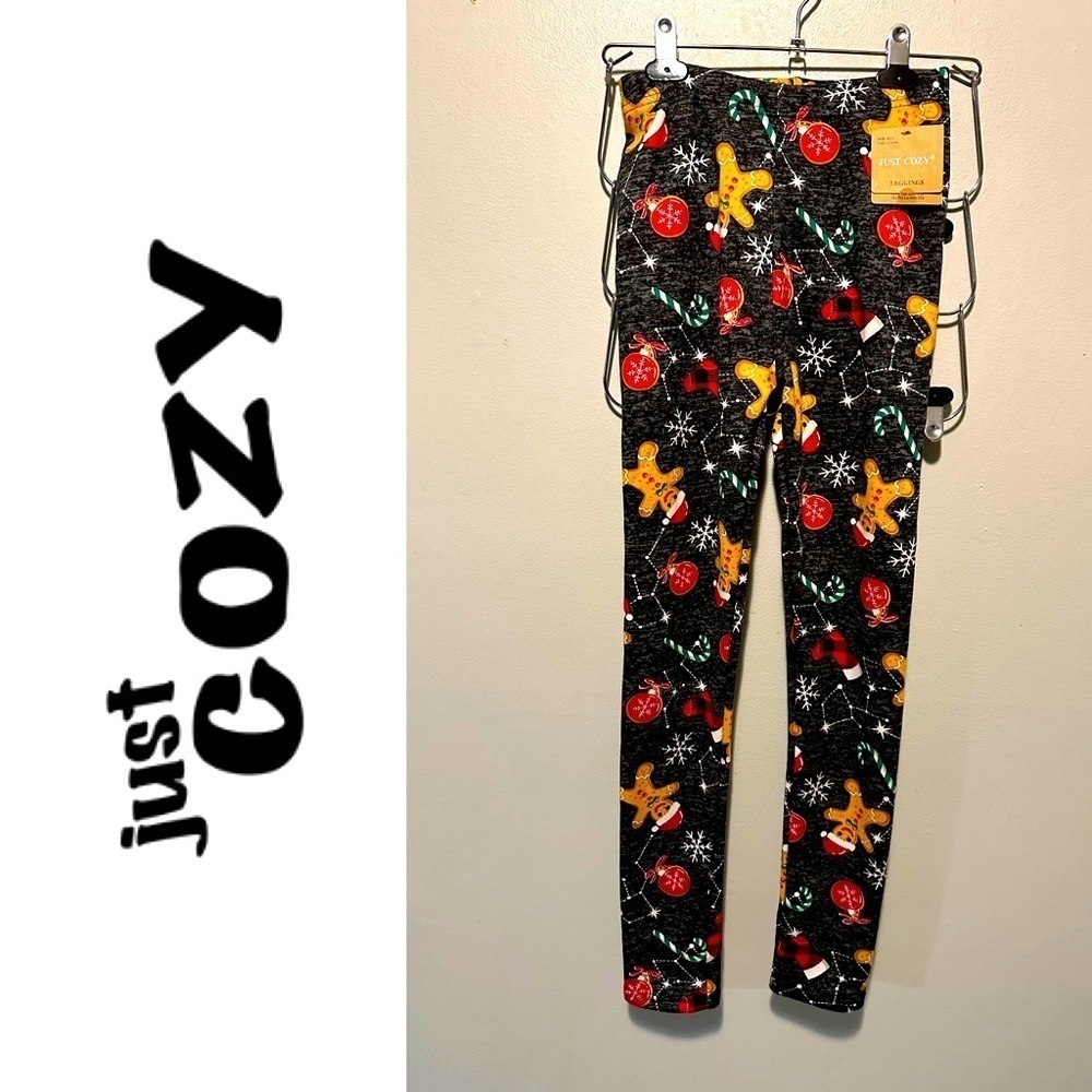 Just Cozy Store Christmas Gingerbread man leggings Brand New W/tags Xs/ S